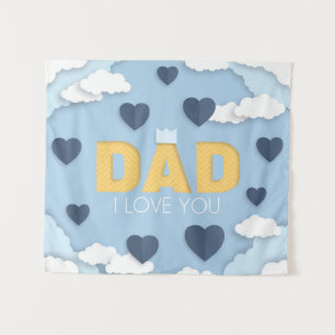 Dad I love you, father's day gift  Tapestry