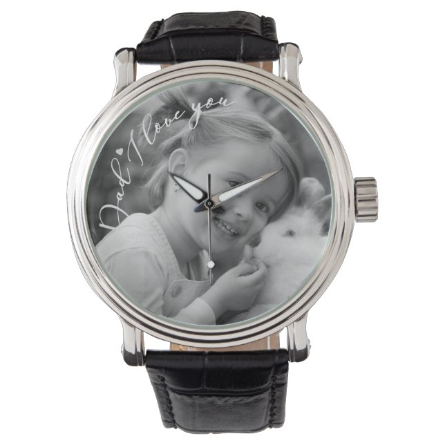 Dad I Love You Photo Watch (Front)