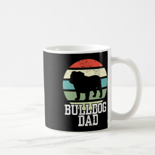Dad I Retro English Bulldog  Coffee Mug