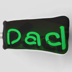 Dad in Green Neon Golf Head Cover