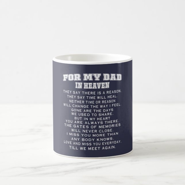 DAD IN HEAVEN COFFEE MUG (Center)