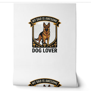 Dad Is Awesome Dog Lover German Shepherd Paws_1 Wallpaper