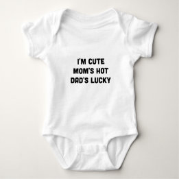 Dad is Lucky Baby Bodysuit