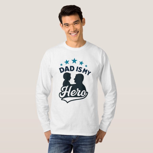 Dad Is My Hero Tee (Front Full)
