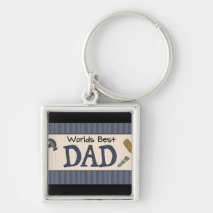 Dad Is The Best Keychain