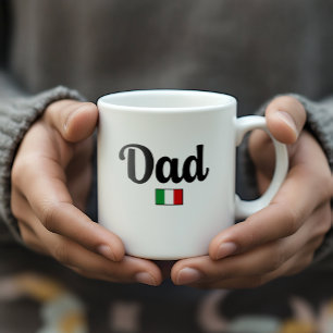 Dad Italian Flag Mug