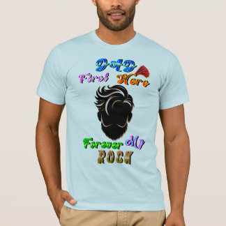 Dad Jersey First Hero Forever My Rock T-Shirt