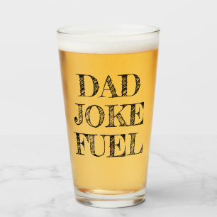 Dad Joke Fuel – Sketchbook Edition Gift for Father Glass