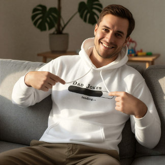"Dad Joke Loading" Funny New Dad Hoodie | father