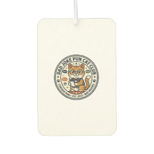 Dad Joke Pun Cat Cat Graphic Tee Art - Dad Joke Pu Air Freshener