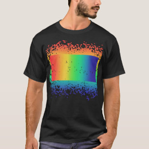 Dad Jokes are Rad Jokes   Rainbow Father's Day Pun T-Shirt