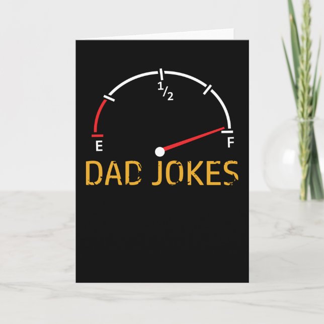 Dad Jokes Funny Card (Front)