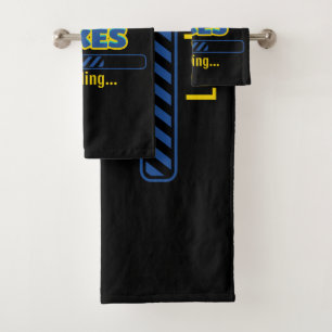 Dad Jokes Loading Bath Towel Set