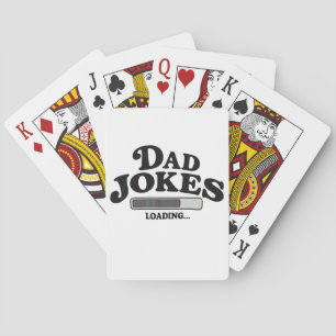 Dad Jokes Loading Father’s Day Grandpa Husband Playing Cards