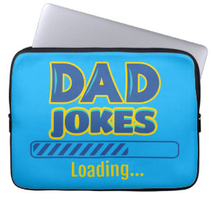 Dad Jokes Loading Laptop Sleeve