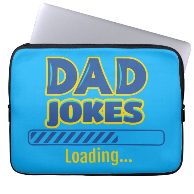 Dad Jokes Loading Laptop Sleeve (Front)