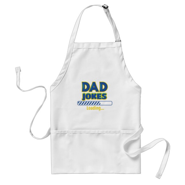 Dad Jokes Loading Standard Apron (Front)