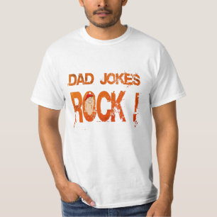 Dad Jokes Rock Shirt - Funny Father's Day Tee!