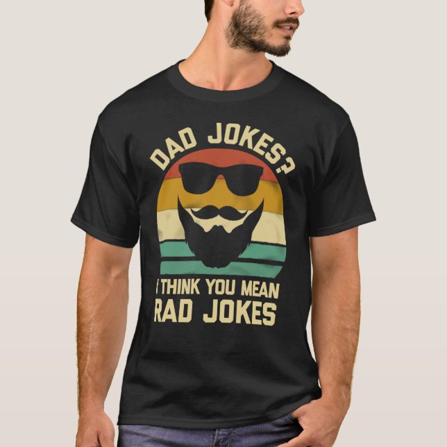 dad jokes t shirt (Front)