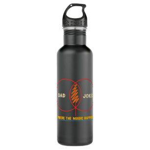 Dad Jokes Where The Magic Happens Retro 710 Ml Water Bottle