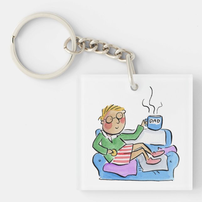 Dad Keychain (Front)