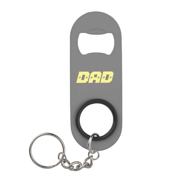DAD KEYCHAIN BOTTLE OPENER (Front)