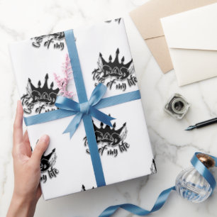 Dad King of my life Father's Day Wrapping Paper
