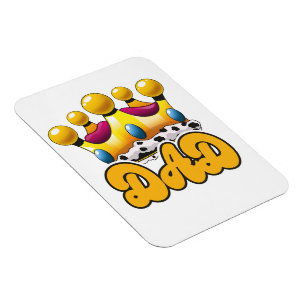 Dad Kings crown Magnet