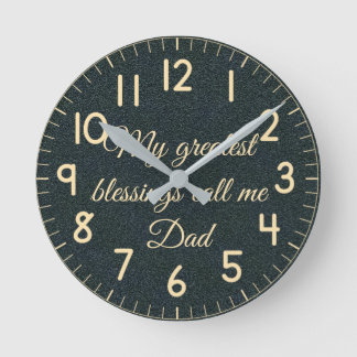 Dad large clock