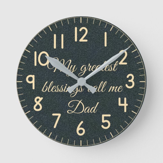 Dad  large clock (Front)