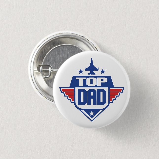 Dad Legend Man 1 Inch Round Button (Front & Back)