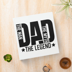 Dad Legend Man Binder