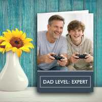 Dad Level Expert Gamer Father’s Day Customizable