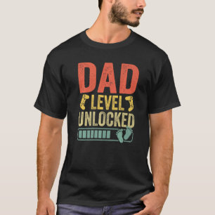 Dad Level Unlocked 2023 Gamer Pregnancy Soon To Be T-Shirt