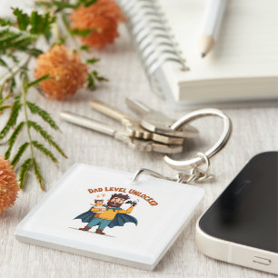 🎮 Dad Level Unlocked – Funny Gamer Dad Father’s D Keychain