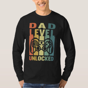 Dad Level Unlocked Gaming Daddy To Be Soon To Be F T-Shirt