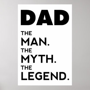 DAD, L'Homme, Le Mythe, La Légende, affiche du pèr