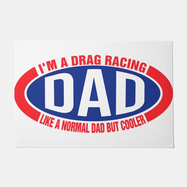 Dad Like Normal Dad But Cooler Doormat (Front)