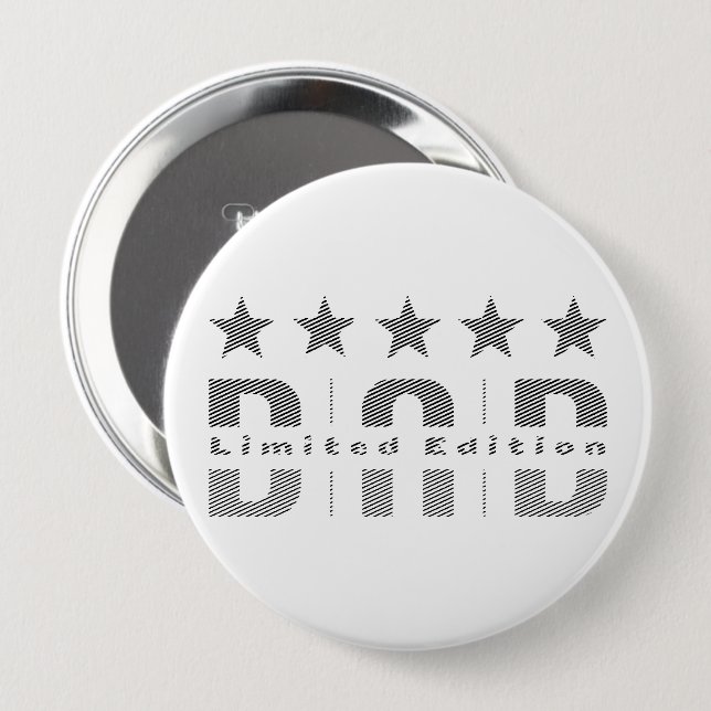 Dad Limited Edition 4 Inch Round Button (Front & Back)