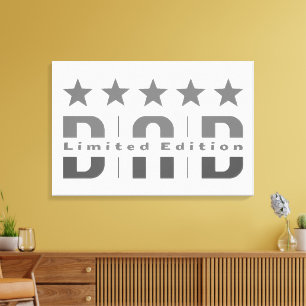 Dad Limited Edition Canvas Print