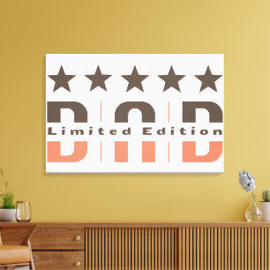 Dad Limited Edition Canvas Print