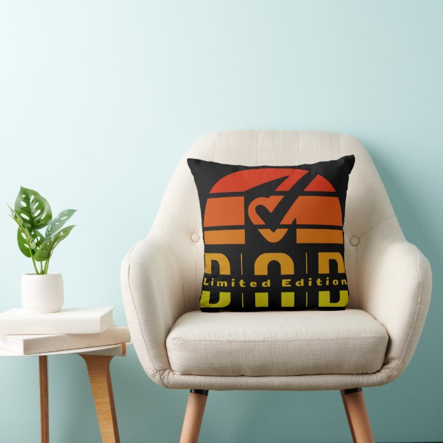 Dad Limited Edition: Fatherhood as Visible Feeling Throw Pillow (Chair)