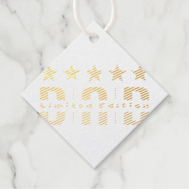 Dad Limited Edition Favour Tags (Front)