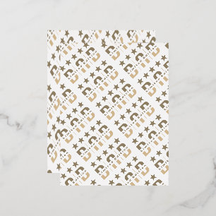 Dad Limited Edition Foil Holiday Postcard