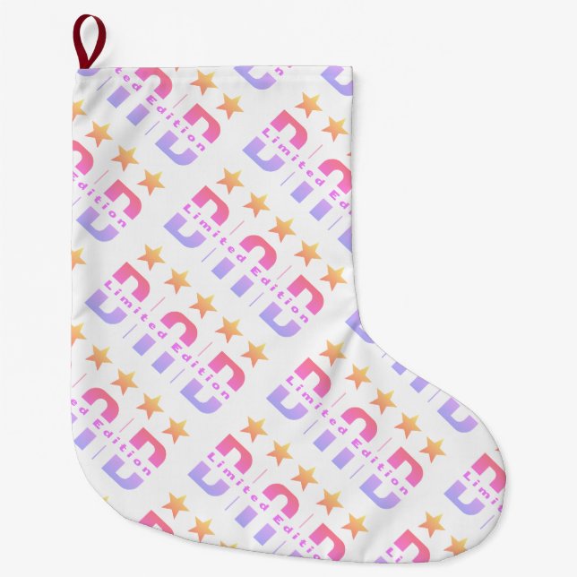 Dad Limited Edition Large Christmas Stocking (Front)