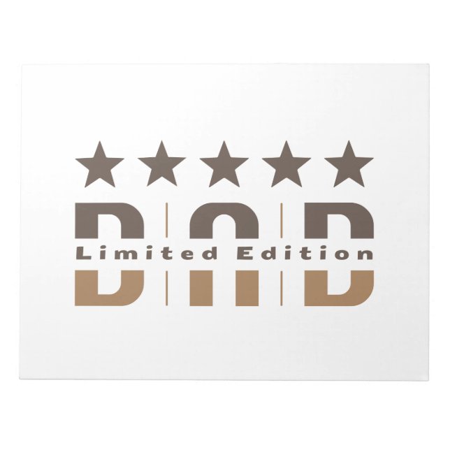 Dad Limited Edition Notepad (Front)