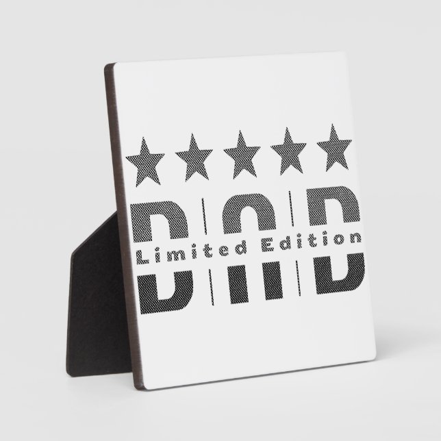 Dad Limited Edition Plaque (Front)