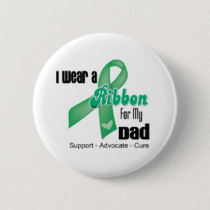 Dad - Liver Cancer Ribbon 2 Inch Round Button