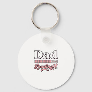 Dad Loading 2025 Baby Announcement Vintage Shirt D Keychain