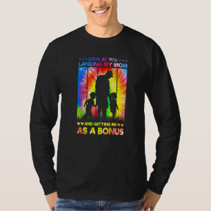 Dad Look At You Landing My Mom Getting Me As A Bon T-Shirt